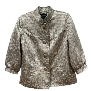 George Women's Ivory Basic Jacket Size 10